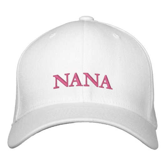Ein süßes Geschenk! Nana-bestickte Kappe (Vorderseite)