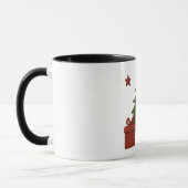 Ein süßes gestricktes Baumgeschenk Tasse (Links)