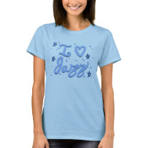 Ein süßes Ich liebe Jazz T-Shirt