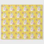 Ein süßes Keks nach Kundenwunsch zum ersten Geburt Geschenkpapier (Flach)