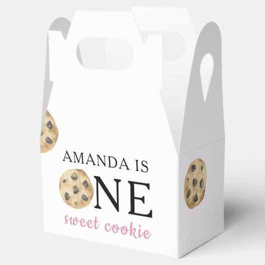 Ein süßes Keks und ein Milchmädchen zum ersten Geb Geschenkschachtel (Geöffnet)