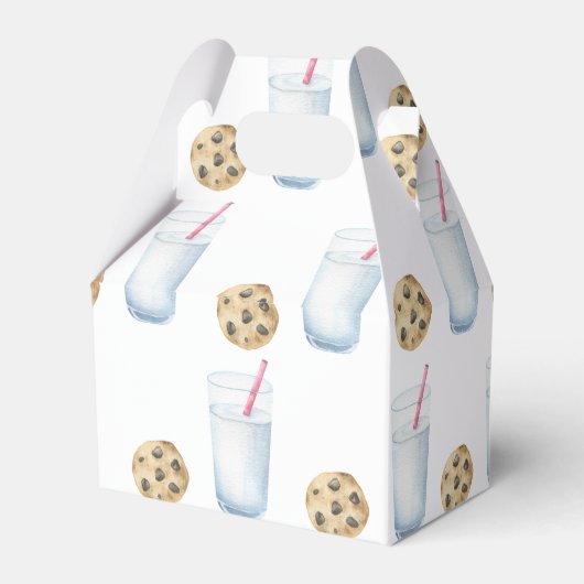 Ein süßes Keks und ein Milchmädchen zum ersten Geb Geschenkschachtel (Rückseite)