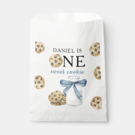 Ein süßes Keks und Milch zum ersten Geburtstag Geschenktütchen