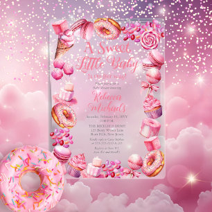 Ein süßes kleines Baby Candy Frame Mädchen Baby Sh Acryleinladungen