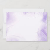 Ein süßes kleines Mermaid Baby Dusche Party Foto Einladung (Rückseite)