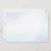 Ein süßes kleines Mermaid-Baby-Foto Einladung (Rückseite)