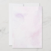 Ein süßes kleines Mermaid-Baby-Party Einladung (Rückseite)