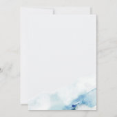 Ein süßes kleines Mermaid-Baby-Party Einladung (Rückseite)