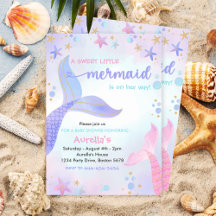 Ein süßes kleines Mermaid-Baby-Party
