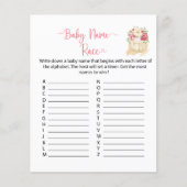 Ein süßes kleines Pumpkin Baby Name Race (Vorderseite)