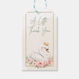 Ein süßes Schwan-Geschenk-Tag Geschenkanhänger