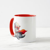 Ein süßes Superheld-Baby. Tasse (Vorderseite Links)