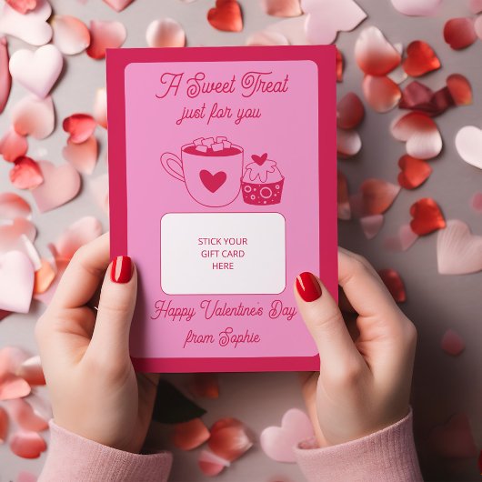 Ein süßes Valentinsgeschenk Kartenhalter Karte