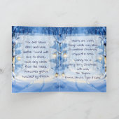 Ein süßes Woodland Hirsch Weihnachtsgedicht Karte (Innenseite)