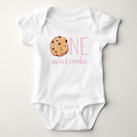 Ein Sweet Cookie zum ersten Geburtstag Baby Strampler (Vorderseite)