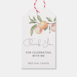 Ein Sweet Peach 1. Geburtstag Vielen Dank Geschenkanhänger