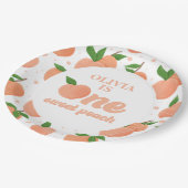 Ein Sweet Peach Birthday Paper Teller (Schrägansicht)