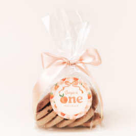 Ein Sweet Peach Birthday Sticker