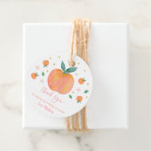 Ein Sweet Peach Geburtstag Geschenkanhänger (Beispiel)