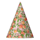 Ein Sweet Peach Partyhütchen (Links)