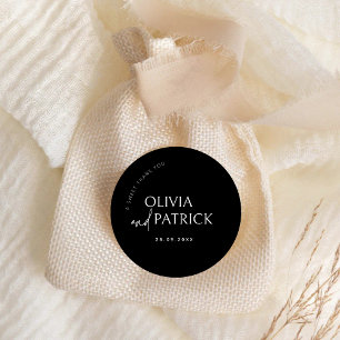 Ein Sweet Vielen Dank Gastgeschenk Hochzeit Aufkle Runder Aufkleber