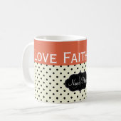 Ein Symbol der Liebe, des Glaubens, der Hoffnung a Kaffeetasse (Vorderseite Links)