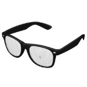 Ein symmetrisches Design mit braunem geometrischem Partybrille (Schrägansicht)