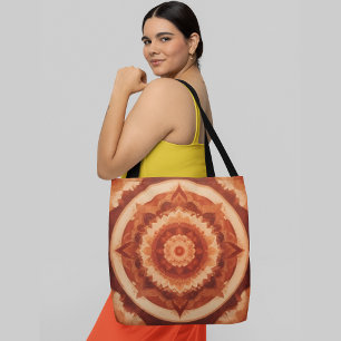 Ein symmetrisches Mandala-Design, kompliziertes Mu Tasche