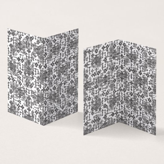 Ein symmetrisches monochromes Design mit komplexen (Innenseite und Außenseite)