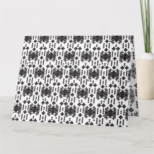 Ein symmetrisches monochromes Design mit komplexen Karte