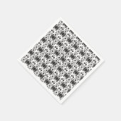 Ein symmetrisches monochromes Design mit komplexen Serviette (Ecke)