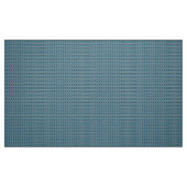 Ein symmetrisches Muster blauer Motive auf einem T Stoff (Fat Quarter (45,7 x 55,9 cm))