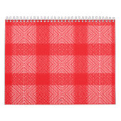 Ein symmetrisches Muster mit rot, orange und p Kalender (Titelbild)