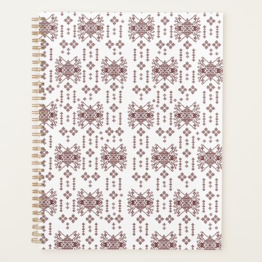 Ein symmetrisches weißes Packpapier mit einem Retp Planer (Vorderseite)