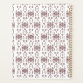 Ein symmetrisches weißes Packpapier mit einem Retp Planer (Rückseite)