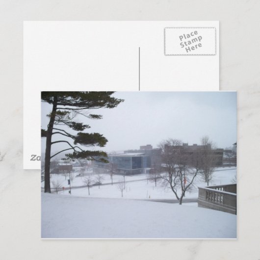 Ein Syrakus Winter Postkarte (Vorne/Hinten)