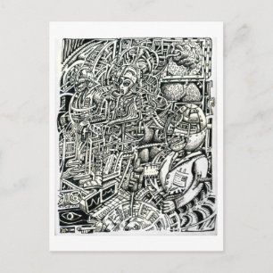 Ein Systemschock (elektrischer Stuhl) Postkarte