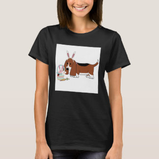 Ein T-Shirt der Ostern-Dachshund-Frauen
