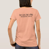 Ein T - Shirt für Frauen (Rückseite)