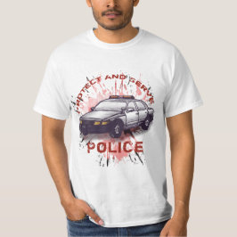 Ein T - Shirt für Polizeiwagen