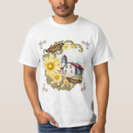 Ein T - Shirt in einem Leuchtturm für Schmetterlin