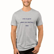 Ein T-Shirt kann ein besonderes Geschenk für den V