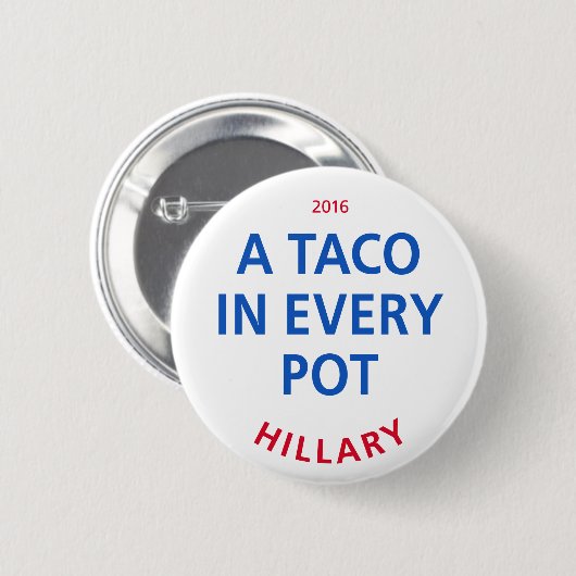 Ein Taco in jedem Topf 2 ¼" Knopf Button (Vorne & Hinten)