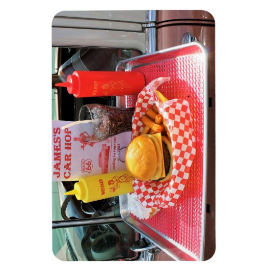 Ein Tag am Abend Magnet (Vertikal)