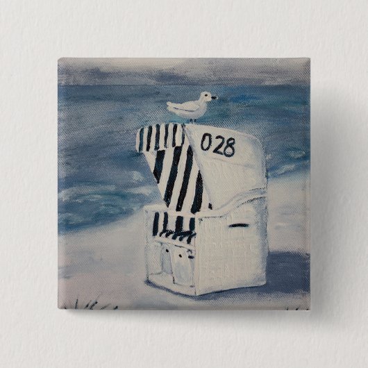Ein Tag am Meer Button (Vorderseite)