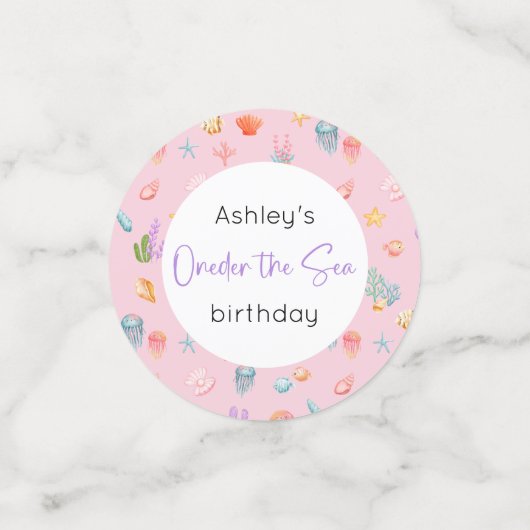 Ein Tag am Meer Konfetti (Klein Vorderseite)