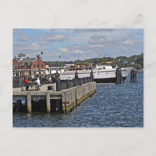 Ein Tag am Pier Postkarte