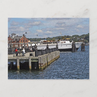 Ein Tag am Pier Postkarte