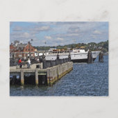 Ein Tag am Pier Postkarte (Vorderseite)