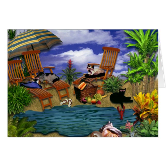 Ein Tag am Strand (Vorderseite (Horizontal))